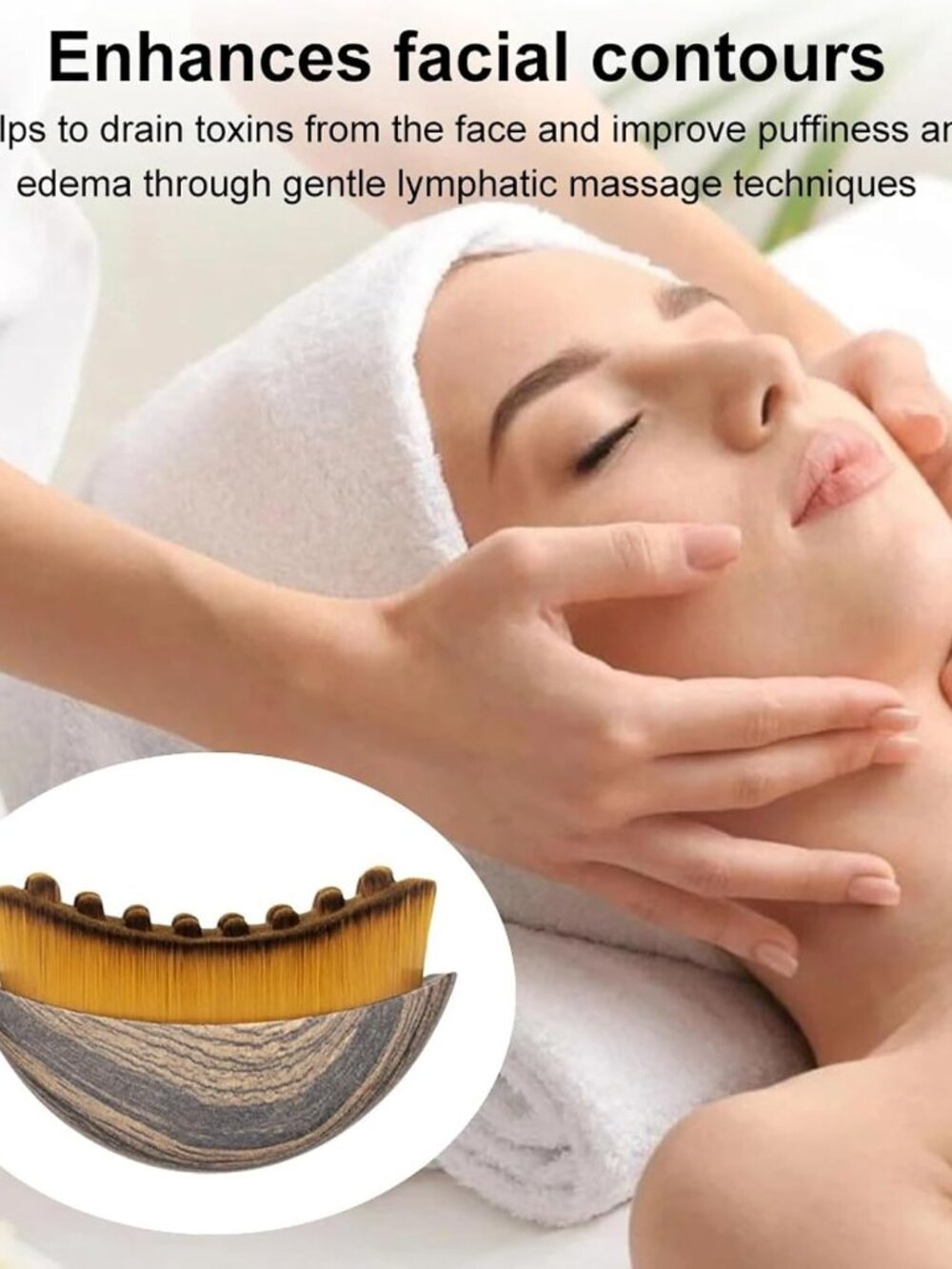 NEW Lymphatic Contour Brush for Face, Chin & Jawline Sculpting